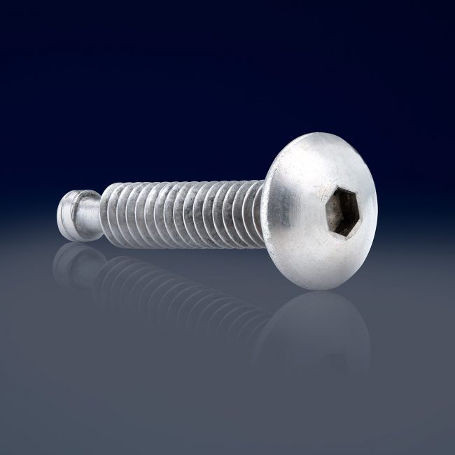 Tornillo sellante con rosca de bajo paso cautiva