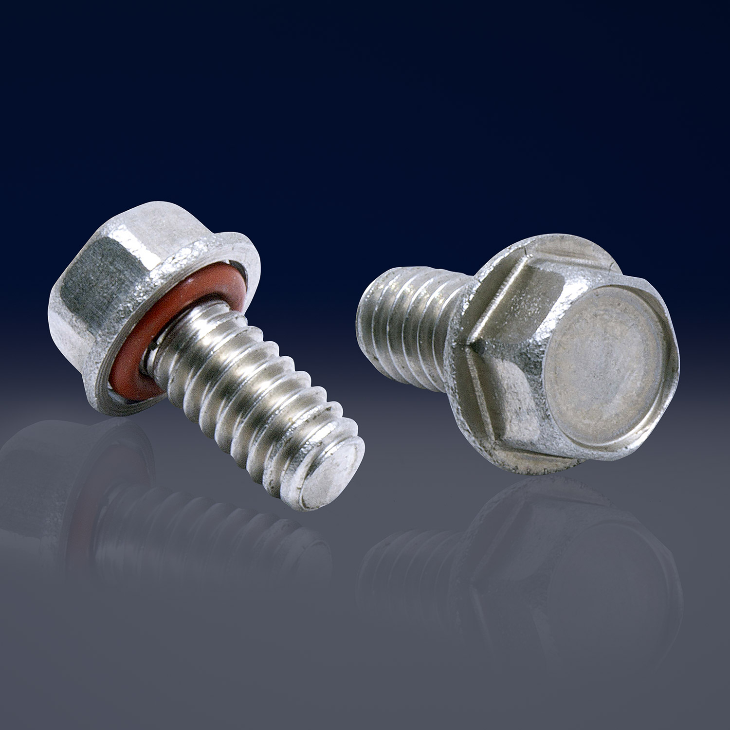 Bulones de sellado hexagonales con brida