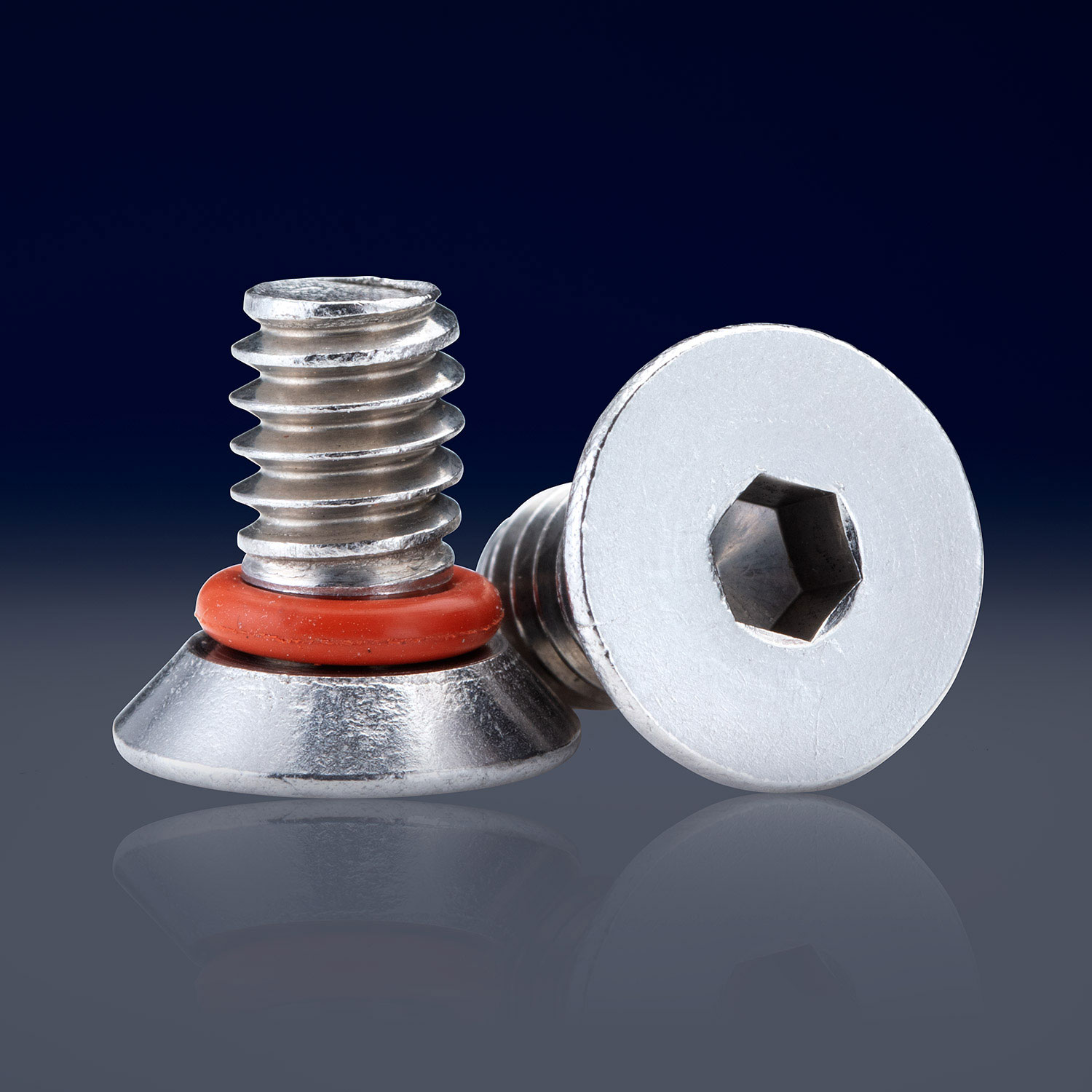 Tornillo de sellado con cabeza plana y encastre Allen